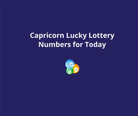 makar rashi today lucky lottery number